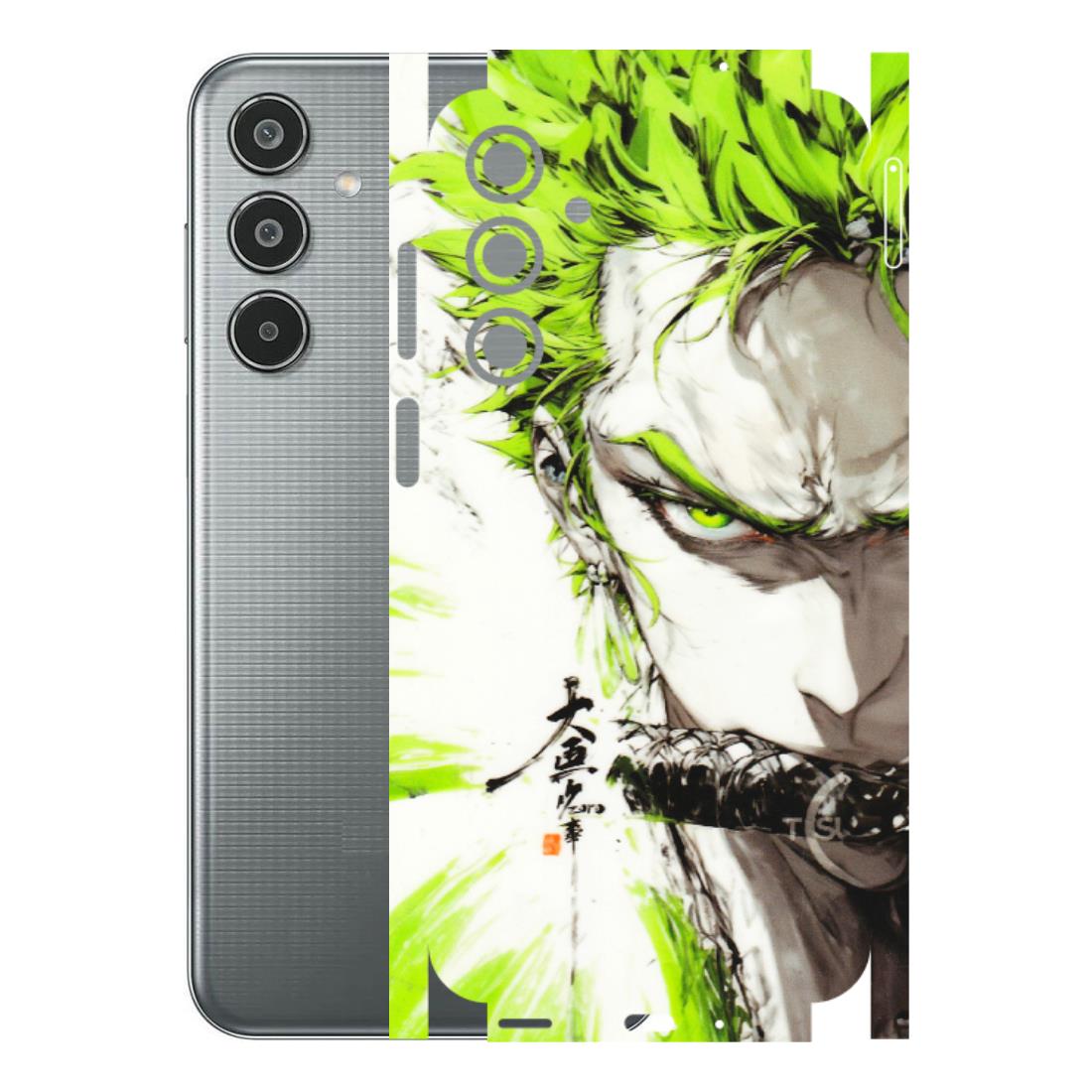 Samsung M/F/Note/Flip and C Phone Skins (All Models) - Roro Taku Anime - Transparent Finish (T-18) Samsung Galaxy M35 (5G)