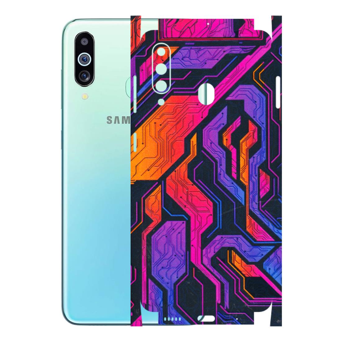 Samsung M/F/Note/Flip and C Phone Skins (All Models) - Tech Circuits Futuristic - 3D Embossed Finish (L-07) Samsung Galaxy M40