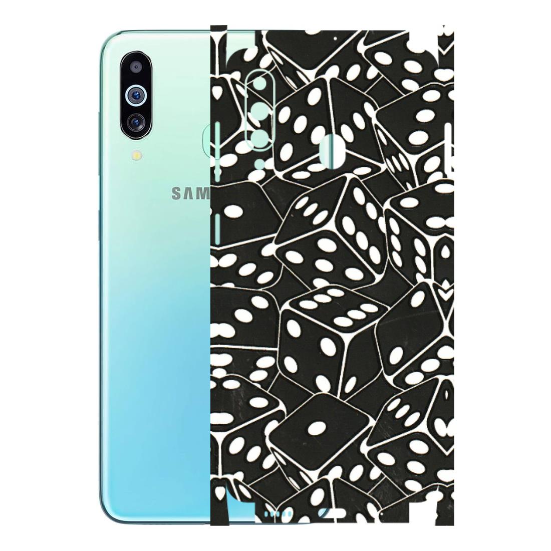Samsung M/F/Note/Flip and C Phone Skins (All Models) - Big Black Dices - 3D Embossed Finish (L-106) Samsung Galaxy M40