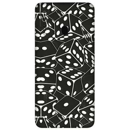 Samsung M/F/Note/Flip and C Phone Skins (All Models) - Big Black Dices - 3D Embossed Finish (L-106) Samsung Galaxy M40