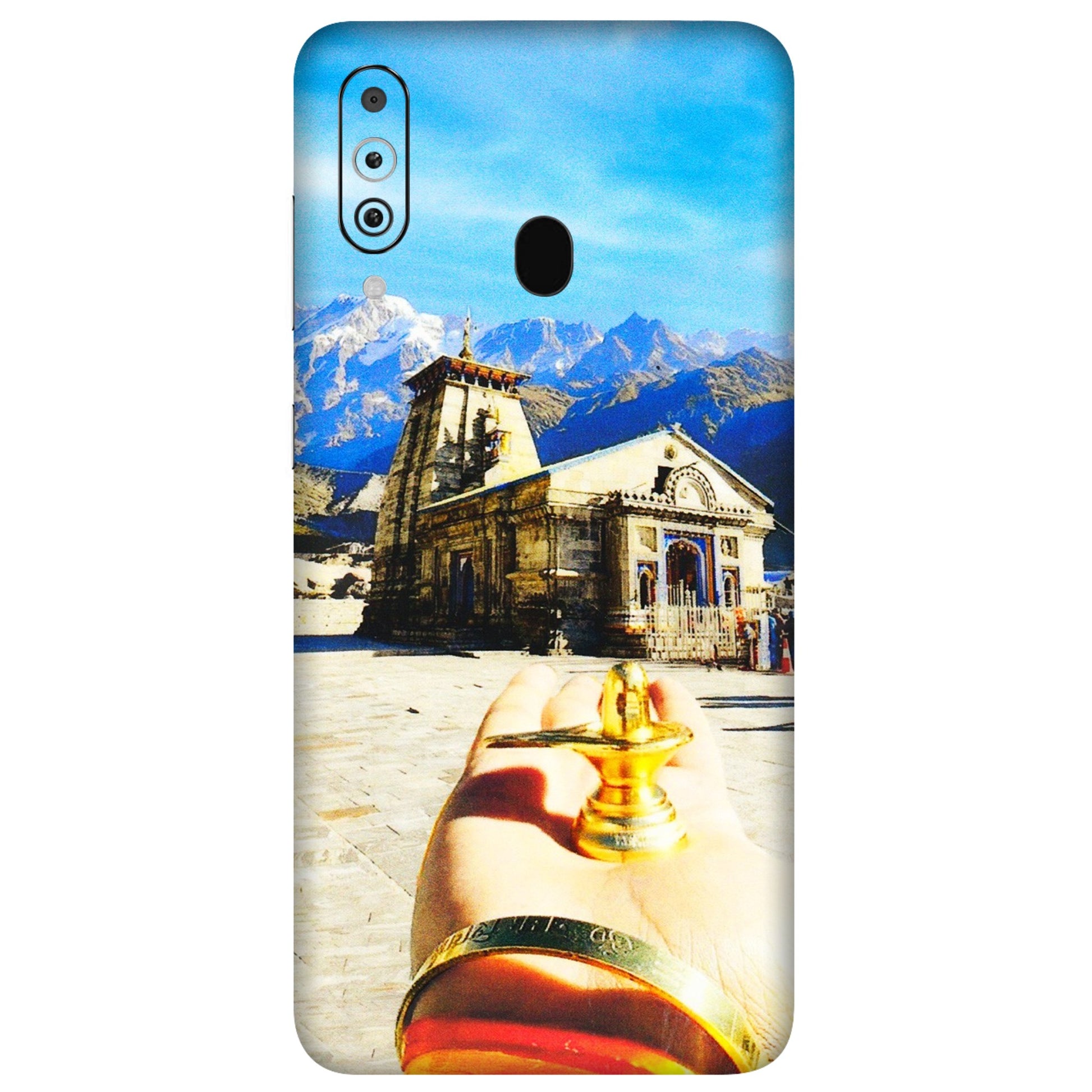 Samsung M/F/Note/Flip and C Phone Skins (All Models) - Beauty of Kedarnath - 3D Embossed Finish (L-108) Samsung Galaxy M40