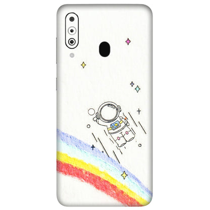 Samsung M/F/Note/Flip and C Phone Skins (All Models) - Milkyway Astronaut - 3D Embossed Finish (L-110) Samsung Galaxy M40