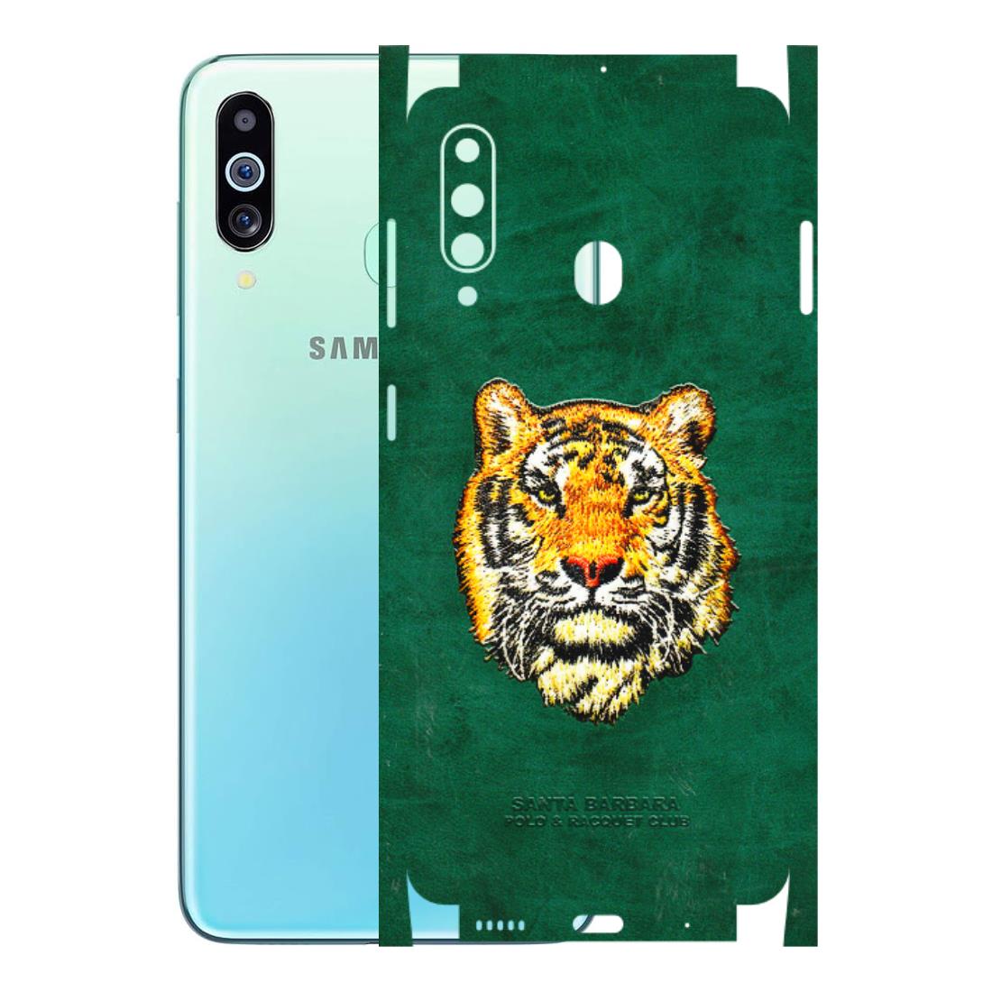 Samsung M/F/Note/Flip and C Phone Skins (All Models) - Leather Feel Tiger - 3D Embossed Finish (L-111) Samsung Galaxy M40