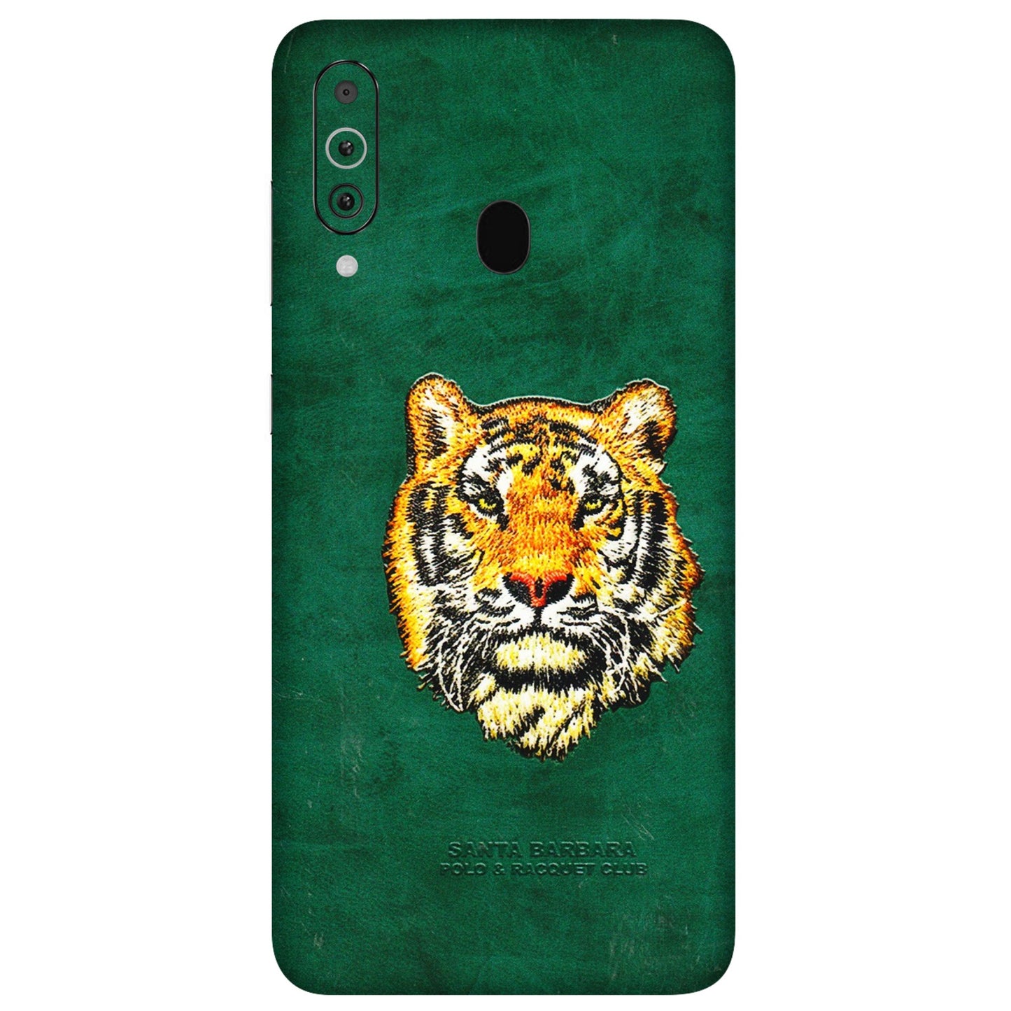 Samsung M/F/Note/Flip and C Phone Skins (All Models) - Leather Feel Tiger - 3D Embossed Finish (L-111) Samsung Galaxy M40