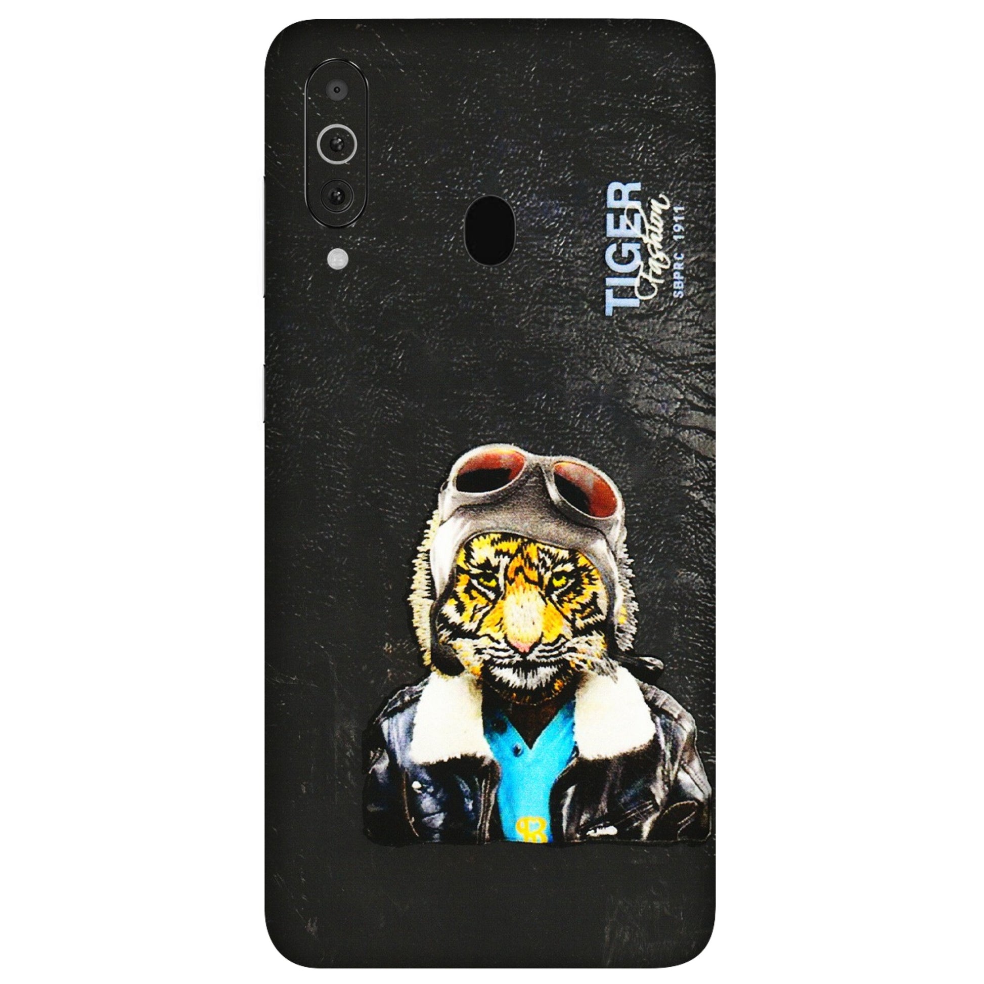 Samsung M/F/Note/Flip and C Phone Skins (All Models) - Rider Tiger - 3D Embossed Finish (L-113) Samsung Galaxy M40