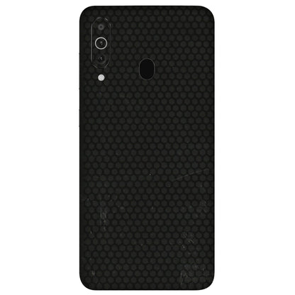 Samsung M/F/Note/Flip and C Phone Skins (All Models) - Black honeycomb - 3D Embossed Finish (L-114) Samsung Galaxy M40