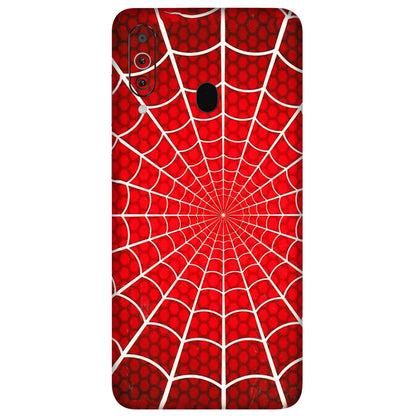 Samsung M/F/Note/Flip and C Phone Skins (All Models) - Classic Spidey Web - 3D Embossed Finish (L-115) Samsung Galaxy M40