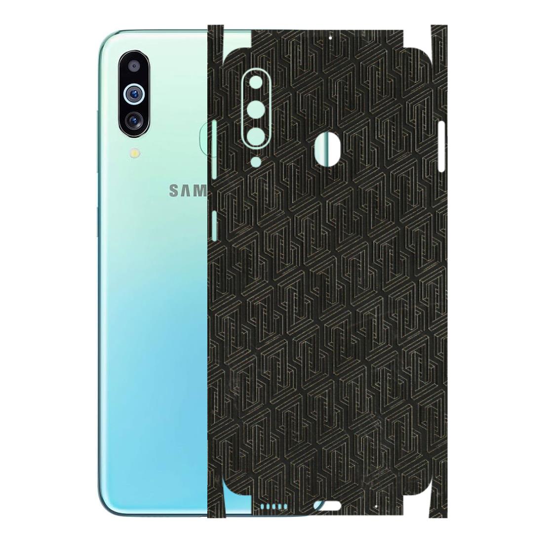 Samsung M/F/Note/Flip and C Phone Skins (All Models) - Black Abstract Pattern - 3D Embossed Finish (L-117) Samsung Galaxy M40