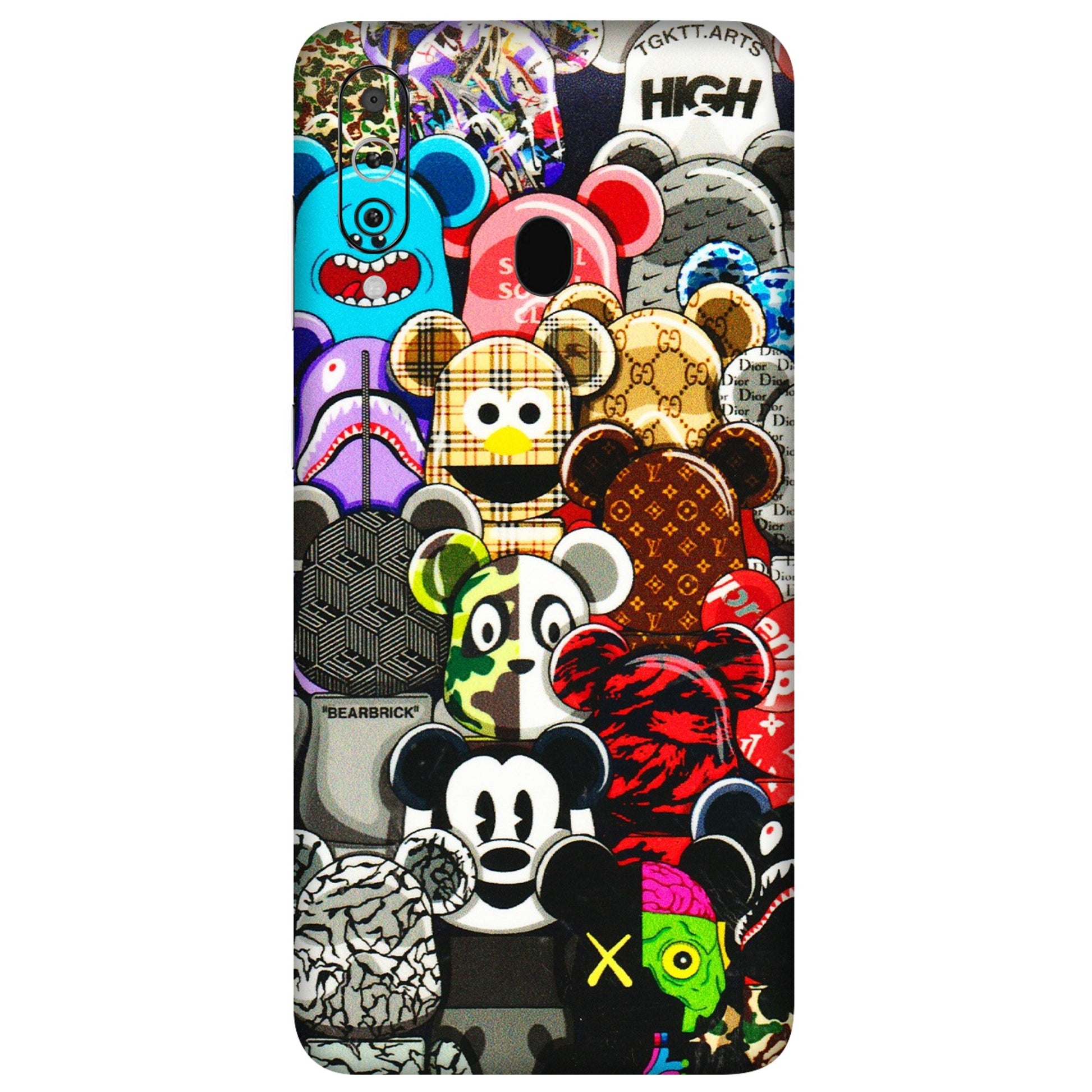 Samsung M/F/Note/Flip and C Phone Skins (All Models) - More Mickey Mouses - 3D Embossed Finish (L-118) Samsung Galaxy M40
