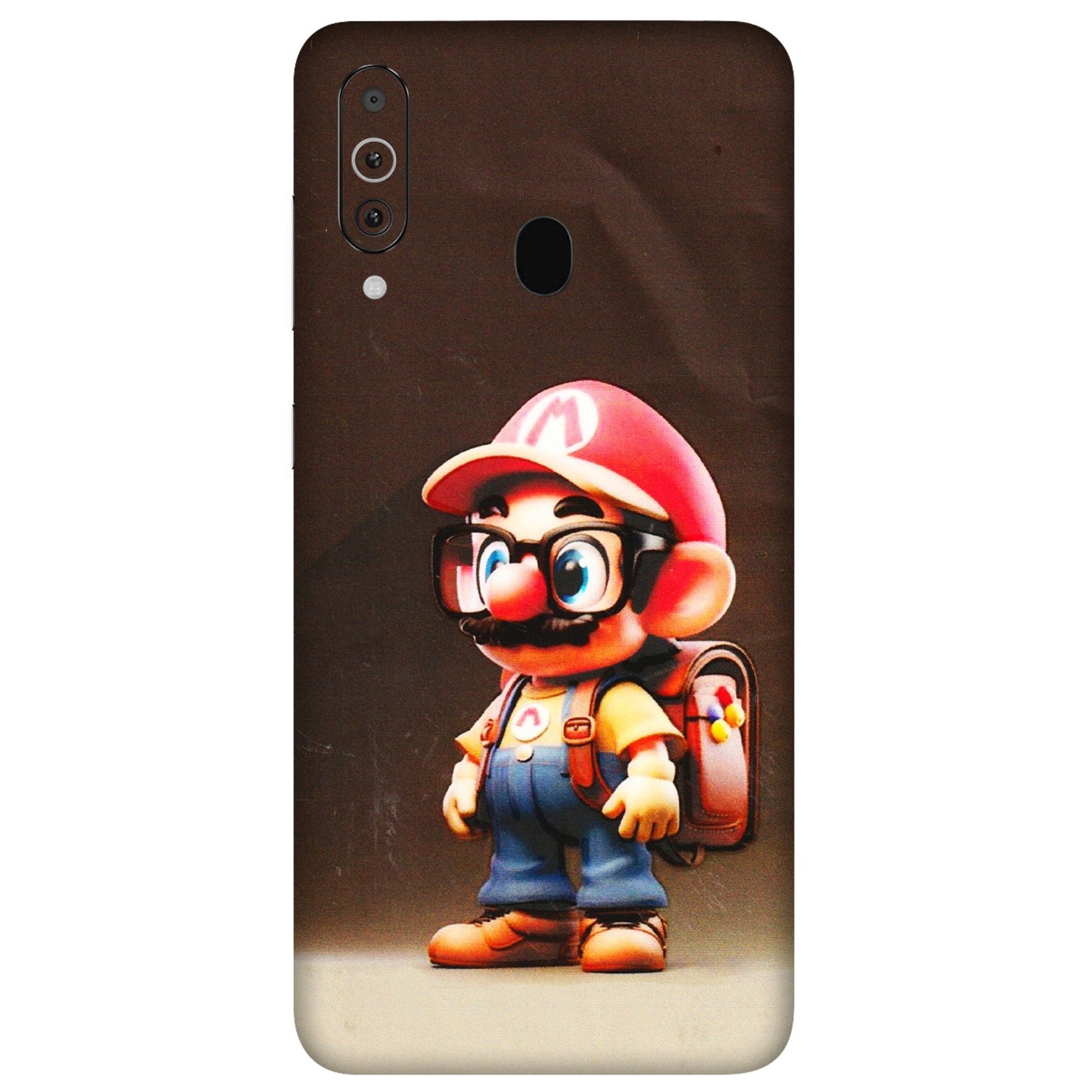 Samsung M/F/Note/Flip and C Phone Skins (All Models) - Little Mario - 3D Embossed Finish (L-119) Samsung Galaxy M40