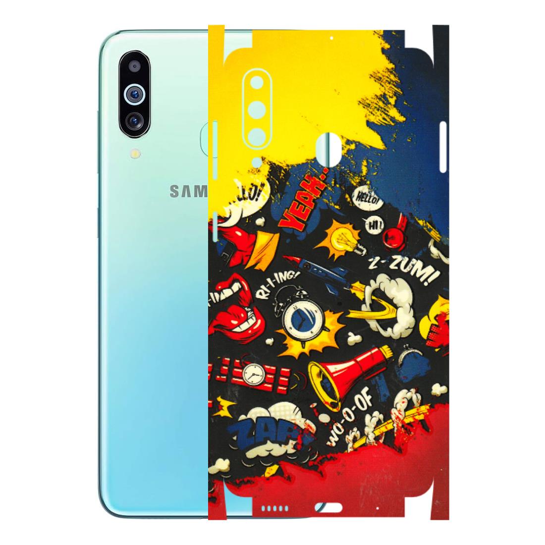 Samsung M/F/Note/Flip and C Phone Skins (All Models) - Pacific Doodle Art - 3D Embossed Finish (L-120) Samsung Galaxy M40