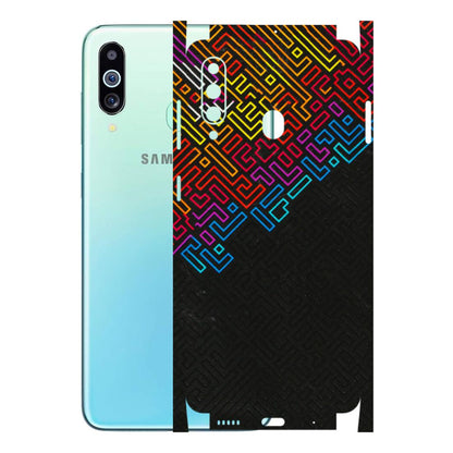 Samsung M/F/Note/Flip and C Phone Skins (All Models) - Dotme Pattern Art - 3D Embossed Finish (L-121) Samsung Galaxy M40