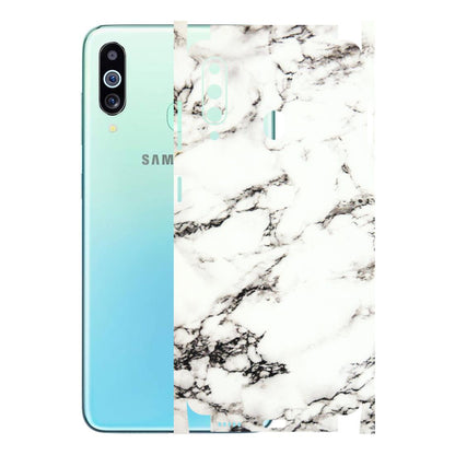 Samsung M/F/Note/Flip and C Phone Skins (All Models) - Black and White Marble Texture - 3D Embossed Finish (L-124) Samsung Galaxy M40