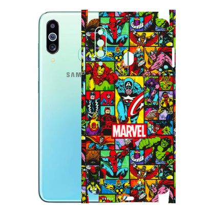 Samsung M/F/Note/Flip and C Phone Skins (All Models) - MARVELOUS Comic Characters - 3D Embossed Finish (L-129) Samsung Galaxy M40