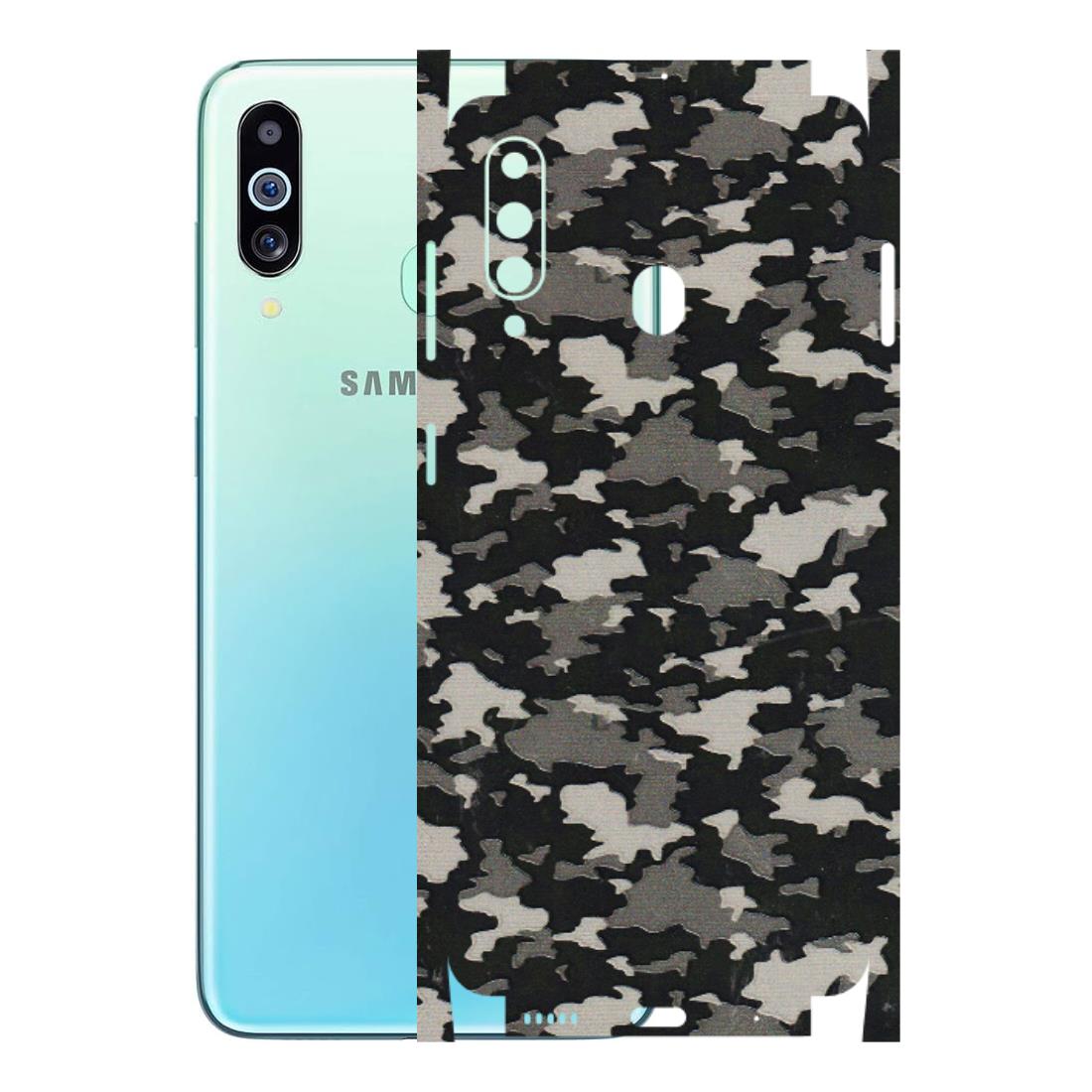 Samsung M/F/Note/Flip and C Phone Skins (All Models) - Black/Grey Camoflaunge - 3D Embossed Finish (L-142) Samsung Galaxy M40