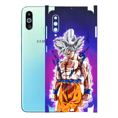 Samsung M/F/Note/Flip and C Phone Skins (All Models) - Goku Purple Anime - 3D Embossed Finish (L-147) Samsung Galaxy M40