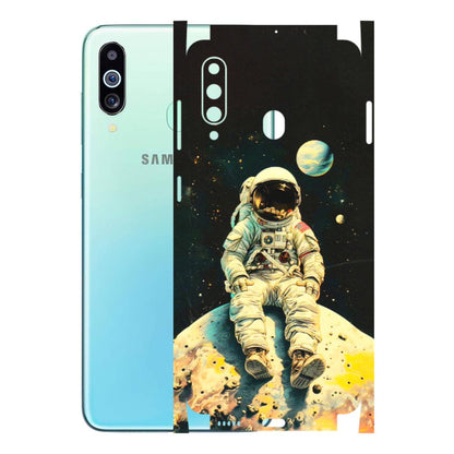 Samsung M/F/Note/Flip and C Phone Skins (All Models) - Astronaut in Space - 3D Embossed Finish (L-16) Samsung Galaxy M40