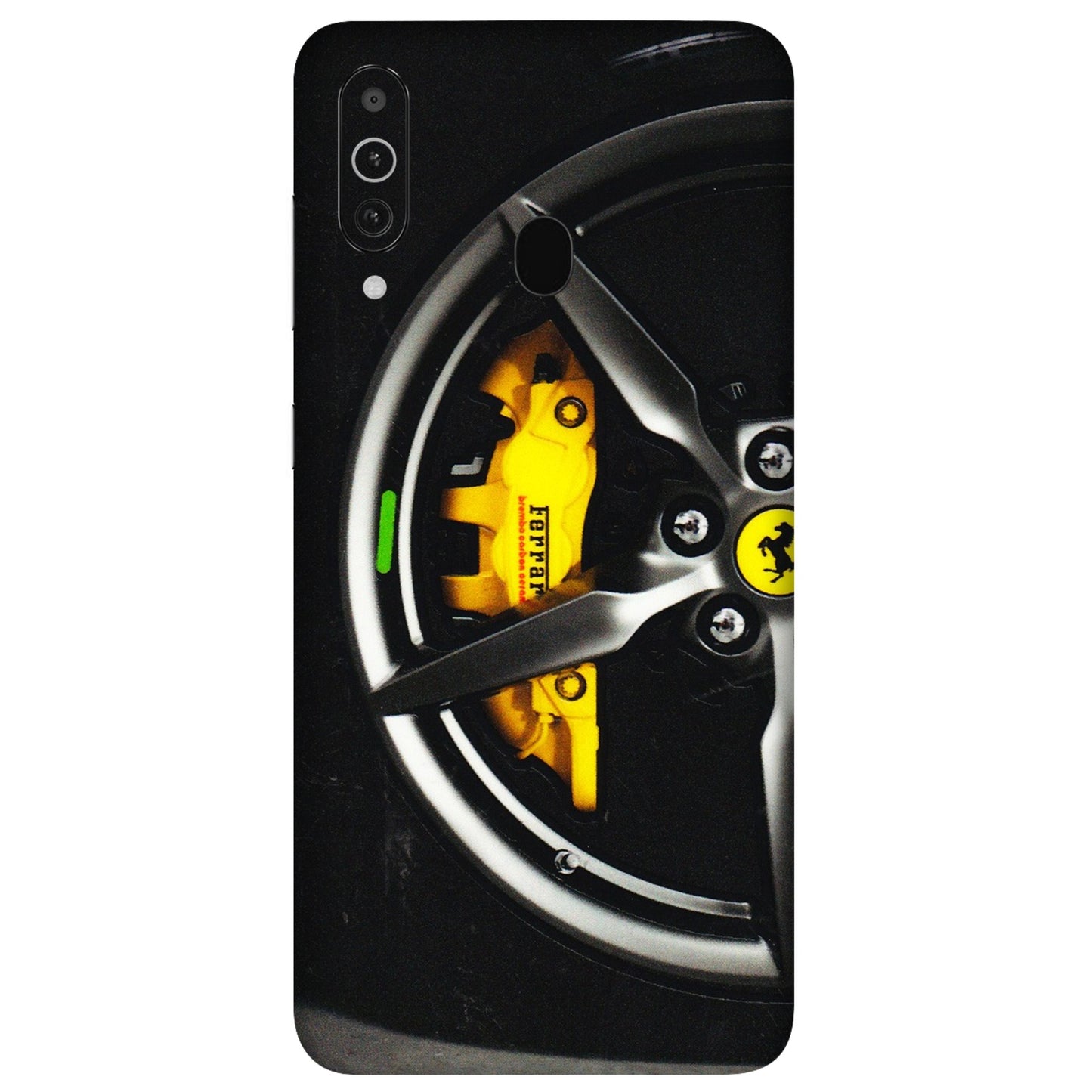 Samsung M/F/Note/Flip and C Phone Skins (All Models) - Ferrari Wheel Alloy - 3D Embossed Finish (L-173) Samsung Galaxy M40