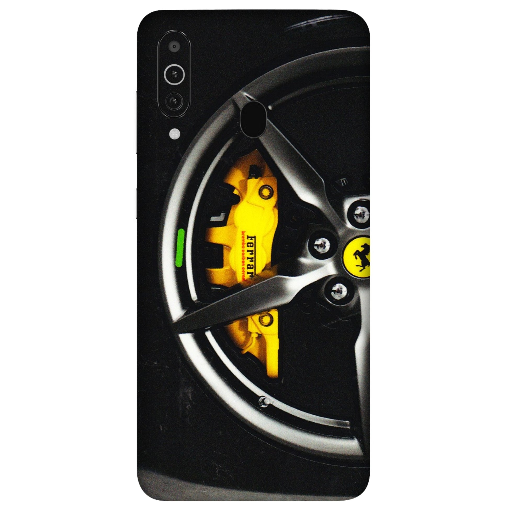 Samsung M/F/Note/Flip and C Phone Skins (All Models) - Ferrari Wheel Alloy - 3D Embossed Finish (L-173) Samsung Galaxy M40