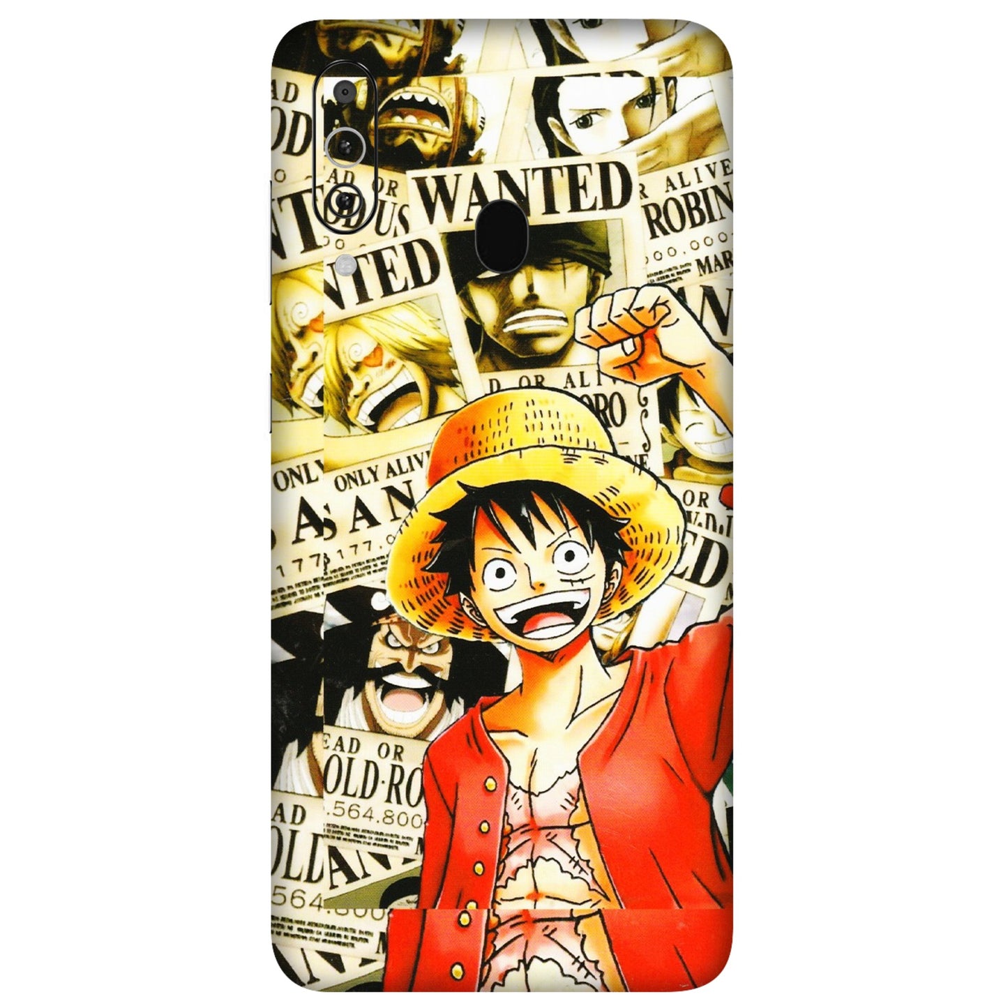 Samsung M/F/Note/Flip and C Phone Skins (All Models) - Luffy Anime - 3D Embossed Finish (L-177) Samsung Galaxy M40