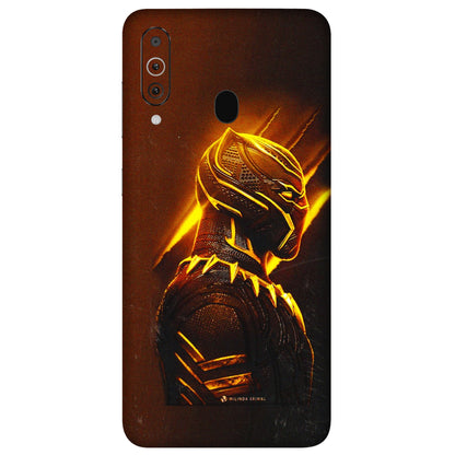 Samsung M/F/Note/Flip and C Phone Skins (All Models) - Gold Black Panther - 3D Embossed Finish (L-181) Samsung Galaxy M40