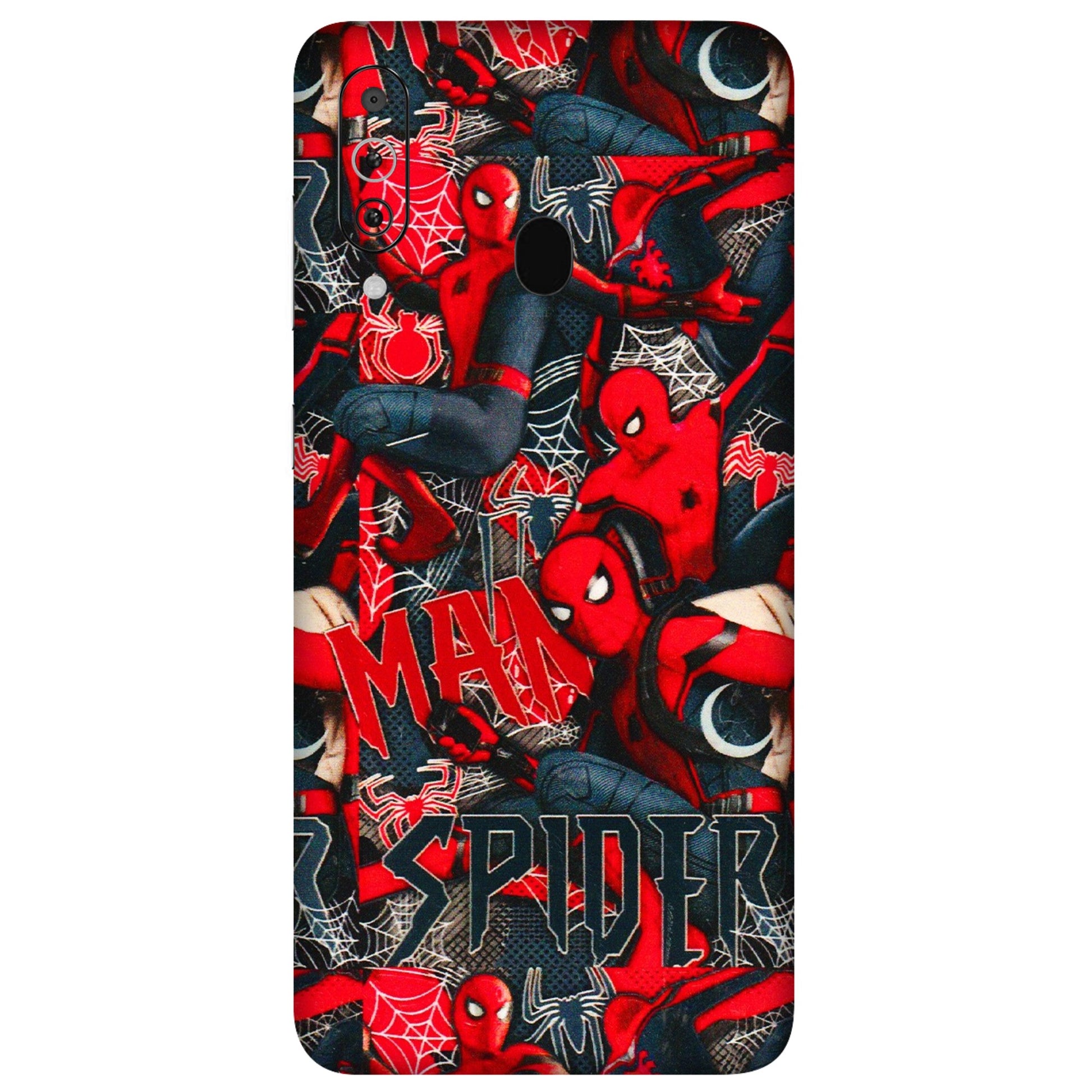 Samsung M/F/Note/Flip and C Phone Skins (All Models) - SpiderMan Cool - 3D Embossed Finish (L-188) Samsung Galaxy M40