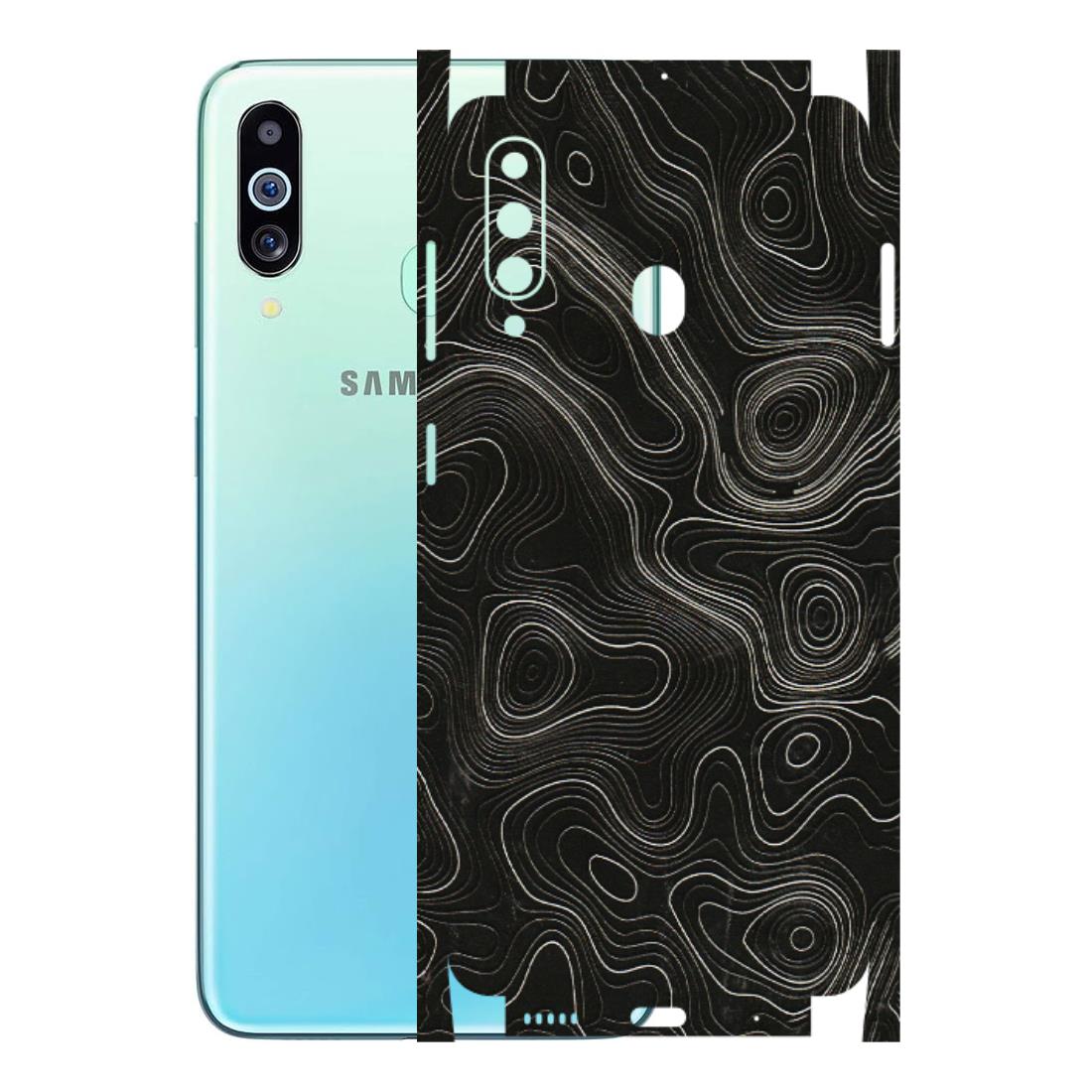 Samsung M/F/Note/Flip and C Phone Skins (All Models) - Black Swirl - 3D Embossed Finish (L-196) Samsung Galaxy M40