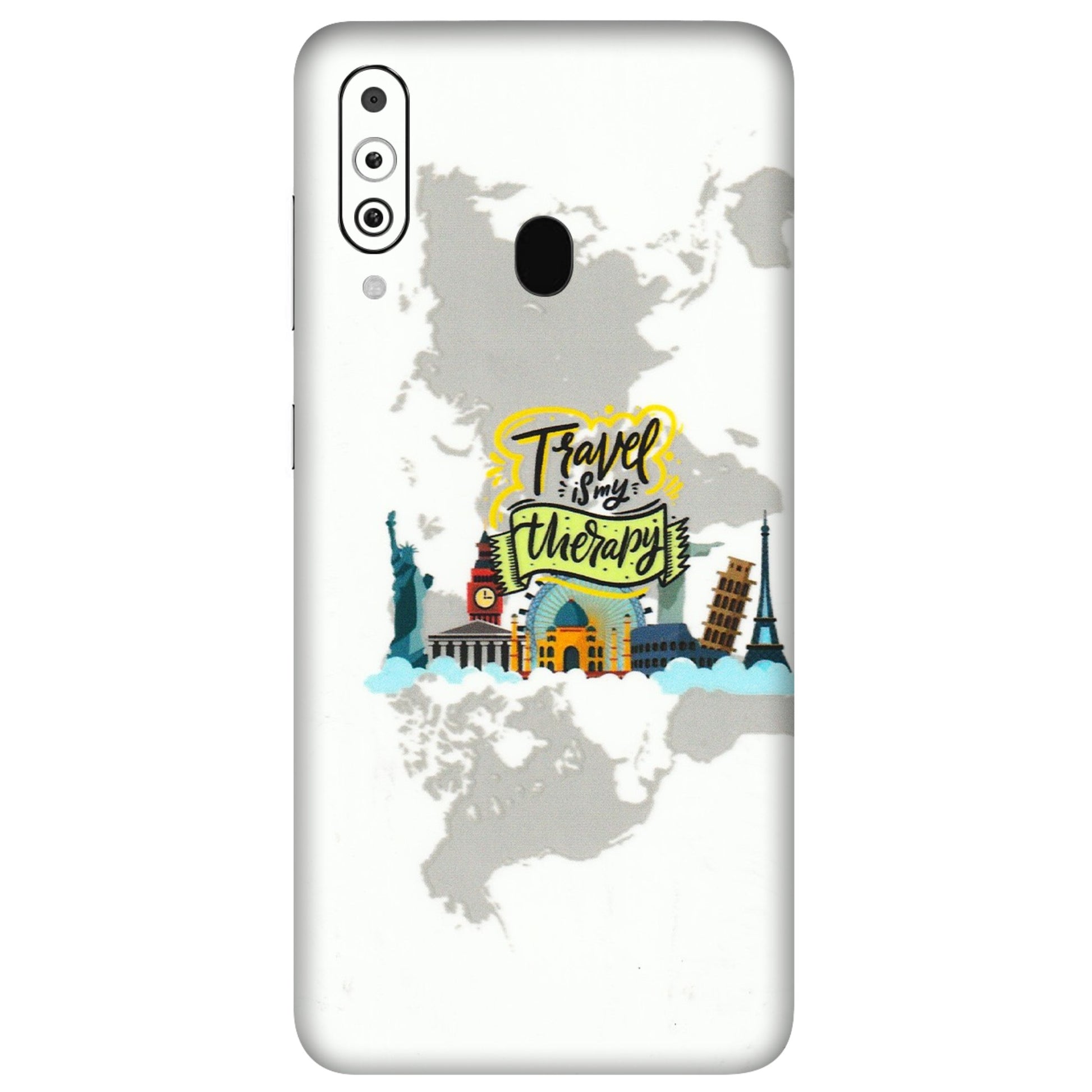 Samsung M/F/Note/Flip and C Phone Skins (All Models) - Travel Therapy - 3D Embossed Finish (L-199) Samsung Galaxy M40