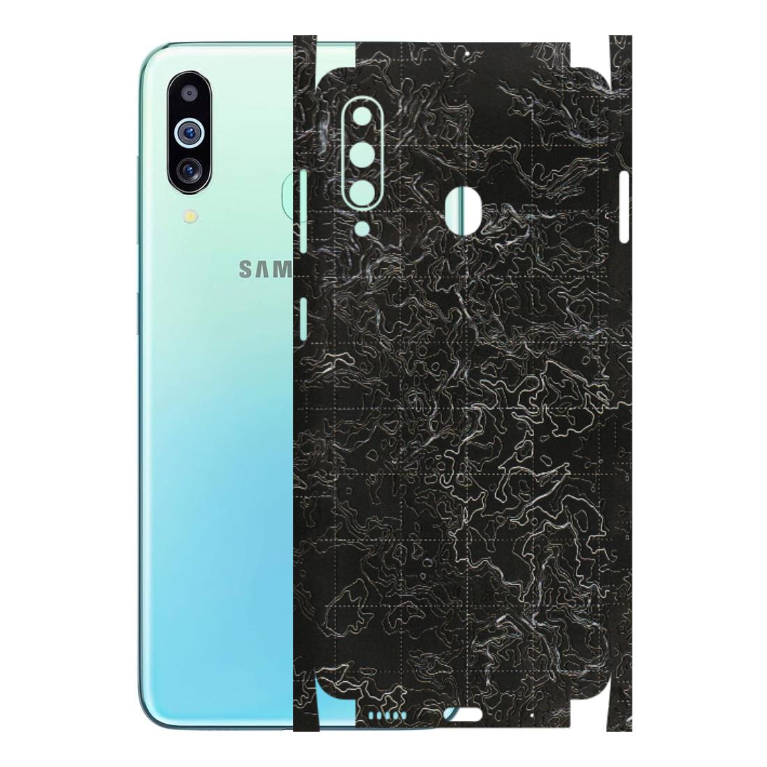 Samsung M/F/Note/Flip and C Phone Skins (All Models) - Black map Texture - 3D Embossed Finish (L-201) Samsung Galaxy M40