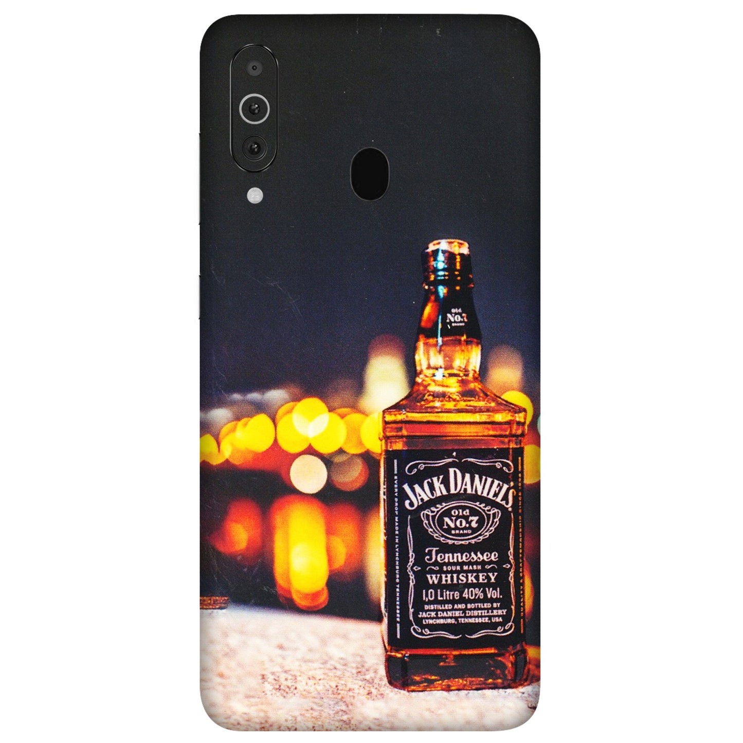 Samsung M/F/Note/Flip and C Phone Skins (All Models) - JD Whiskey Bottle - 3D Embossed Finish (L-20) Samsung Galaxy M40