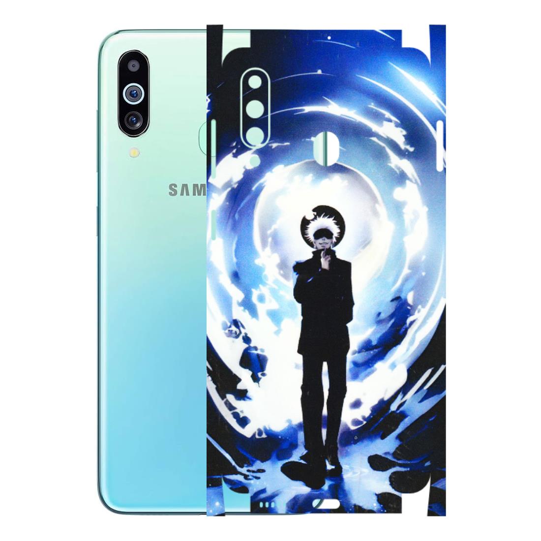 Samsung M/F/Note/Flip and C Phone Skins (All Models) - Satoru Gojo Dark Blue - 3D Embossed Finish (L-235) Samsung Galaxy M40