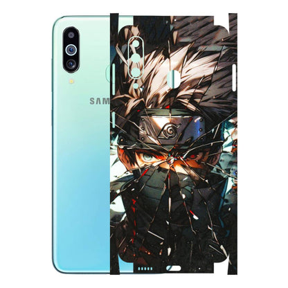 Samsung M/F/Note/Flip and C Phone Skins (All Models) - Kakashi Shattered Glass Effect - 3D Embossed Finish (L-237) Samsung Galaxy M40
