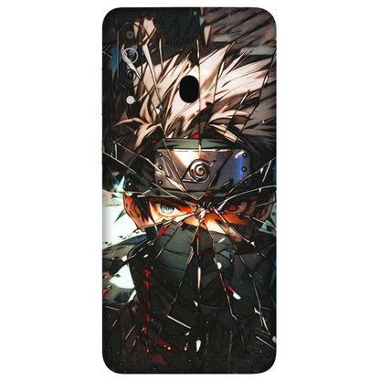 Samsung M/F/Note/Flip and C Phone Skins (All Models) - Kakashi Shattered Glass Effect - 3D Embossed Finish (L-237) Samsung Galaxy M40