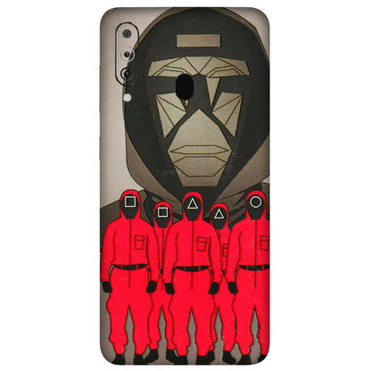 Samsung M/F/Note/Flip and C Phone Skins (All Models) - Squid Game Hero - 3D Embossed Finish (L-245) Samsung Galaxy M40