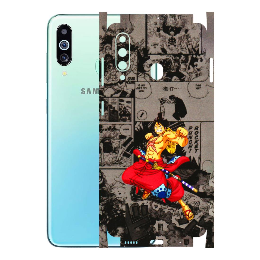 Samsung M/F/Note/Flip and C Phone Skins (All Models) - One Piece Rocket Punch Manga - 3D Embossed Finish (L-25) Samsung Galaxy M40
