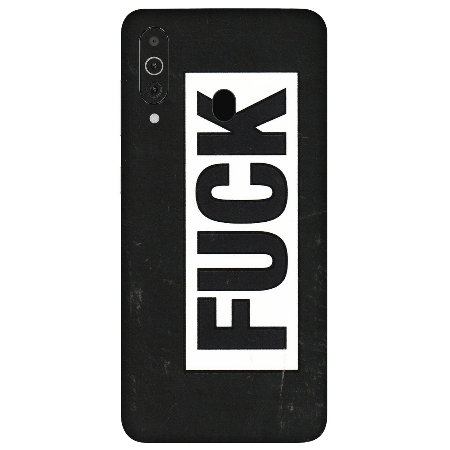 Samsung M/F/Note/Flip and C Phone Skins (All Models) - The F Word - 3D Embossed Finish (L-255) Samsung Galaxy M40