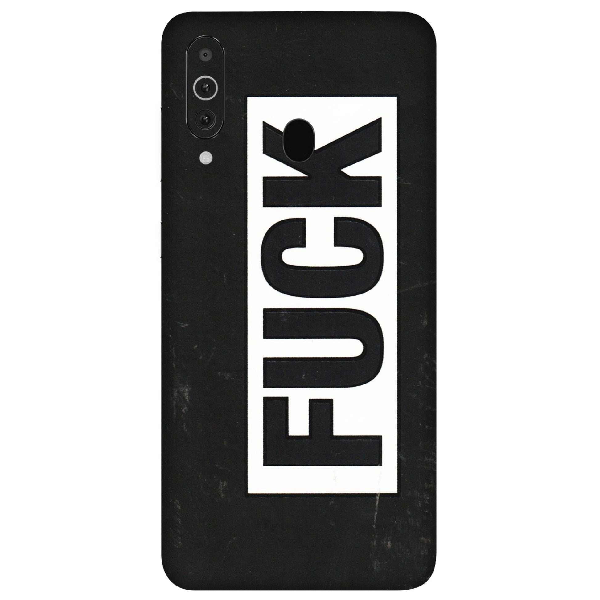 Samsung M/F/Note/Flip and C Phone Skins (All Models) - The F Word - 3D Embossed Finish (L-255) Samsung Galaxy M40
