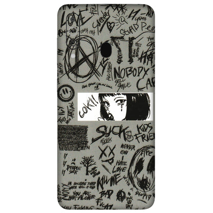 Samsung M/F/Note/Flip and C Phone Skins (All Models) - Never Have Love Anime - 3D Embossed Finish (L-260) Samsung Galaxy M40