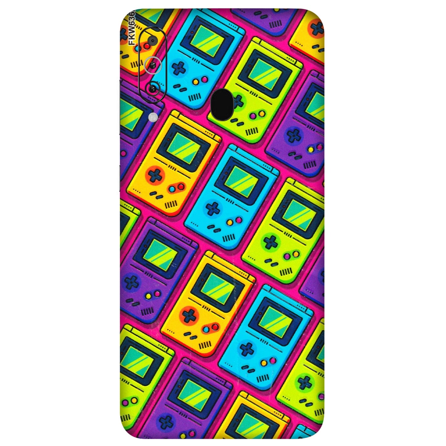 Samsung M/F/Note/Flip and C Phone Skins (All Models) - Gameboy Colourful - 3D Embossed Finish (L-266) Samsung Galaxy M40