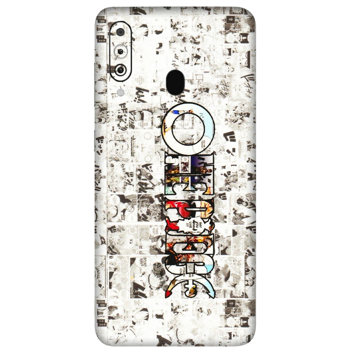 Samsung M/F/Note/Flip and C Phone Skins (All Models) - One Piece Manga - 3D Embossed Finish (L-26) Samsung Galaxy M40