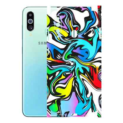 Samsung M/F/Note/Flip and C Phone Skins (All Models) - Abstract Colour Paints - 3D Embossed Finish (L-271) Samsung Galaxy M40