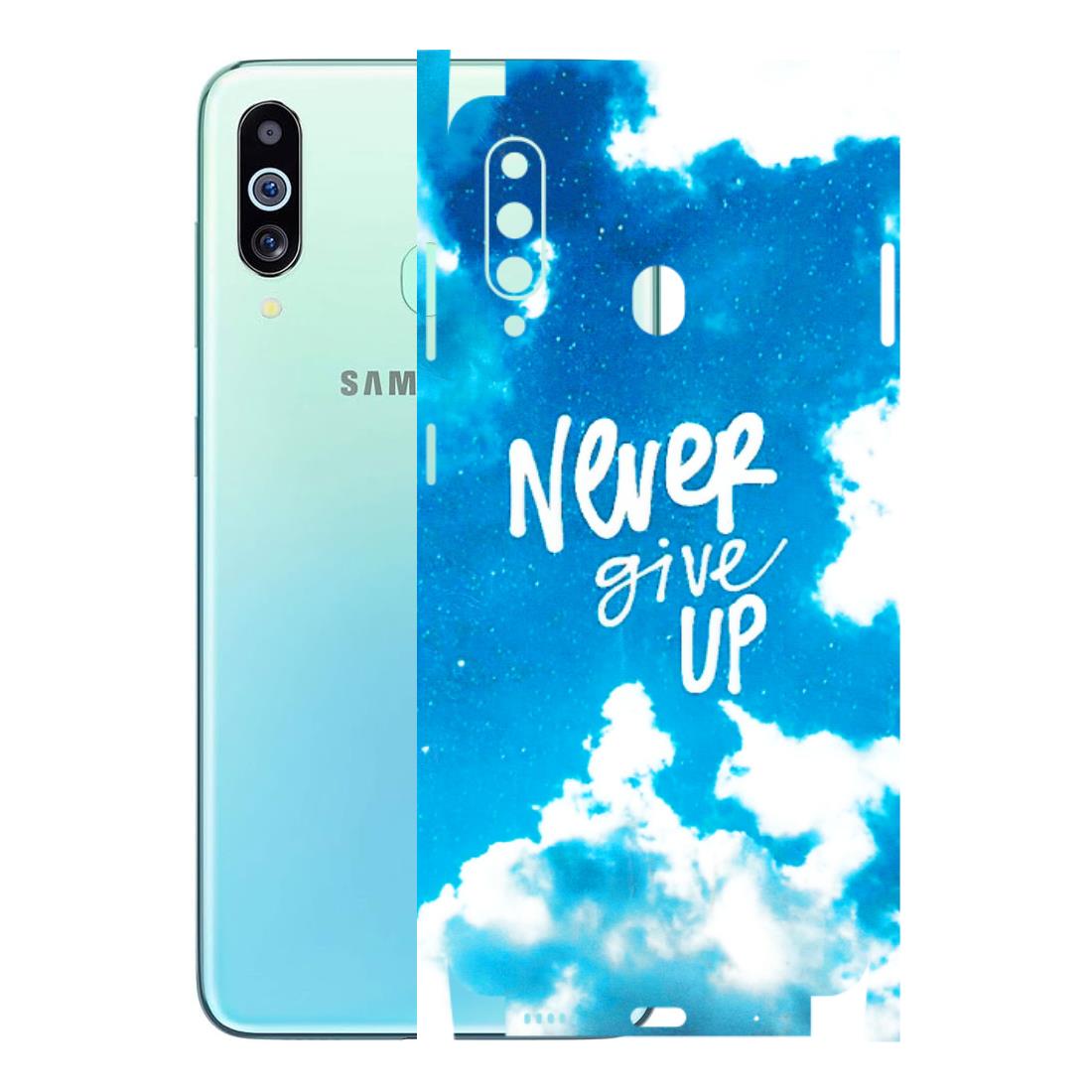 Samsung M/F/Note/Flip and C Phone Skins (All Models) - Never Give Up - 3D Embossed Finish (L-279) Samsung Galaxy M40