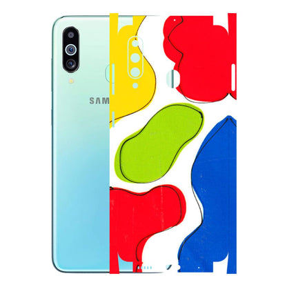 Samsung M/F/Note/Flip and C Phone Skins (All Models) - RGB Colour Paint - 3D Embossed Finish (L-284) Samsung Galaxy M40
