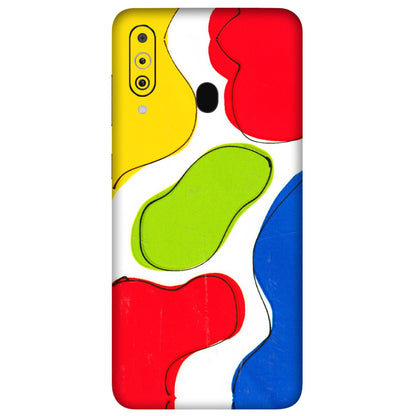 Samsung M/F/Note/Flip and C Phone Skins (All Models) - RGB Colour Paint - 3D Embossed Finish (L-284) Samsung Galaxy M40