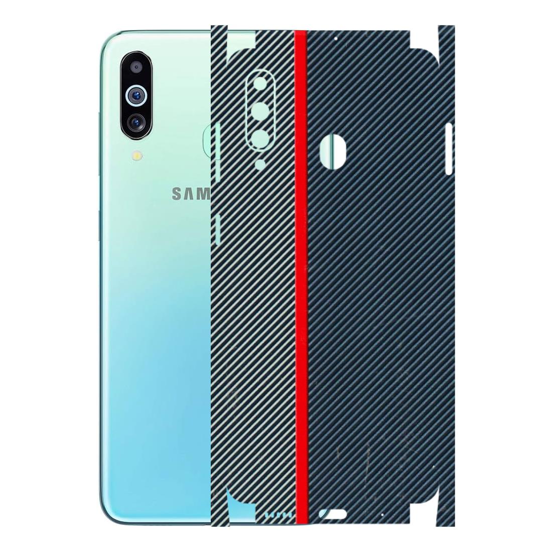 Samsung M/F/Note/Flip and C Phone Skins (All Models) - Blue Sober Lines - 3D Embossed Finish (L-305) Samsung Galaxy M40