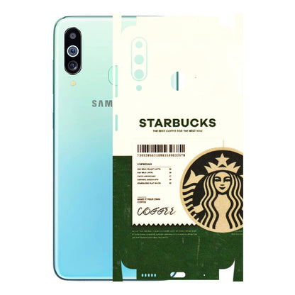 Samsung M/F/Note/Flip and C Phone Skins (All Models) - Starbucks Barcode - 3D Embossed Finish (L-308) Samsung Galaxy M40