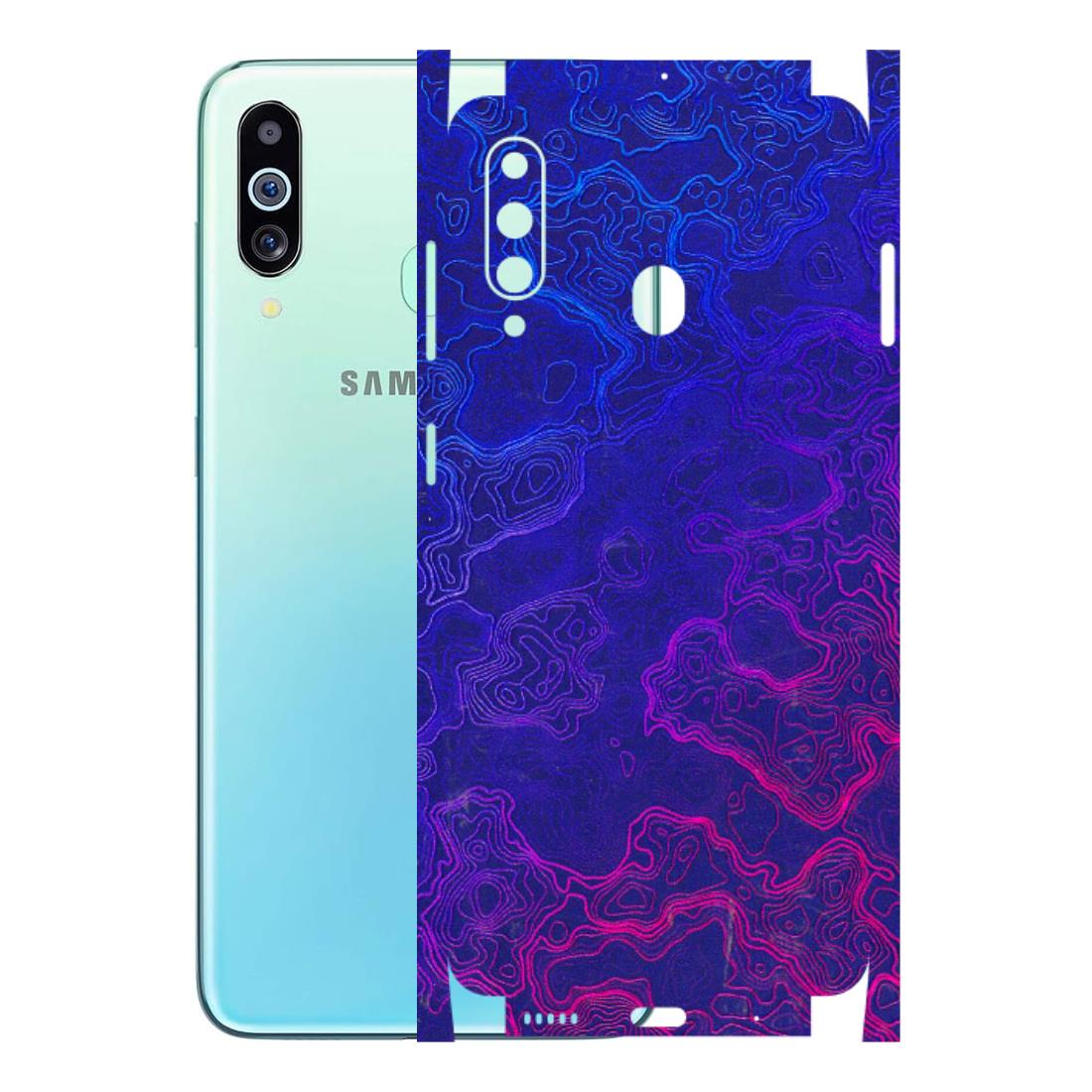 Samsung M/F/Note/Flip and C Phone Skins (All Models) - Purple Ripples Swirl - 3D Embossed Finish (L-314) Samsung Galaxy M40