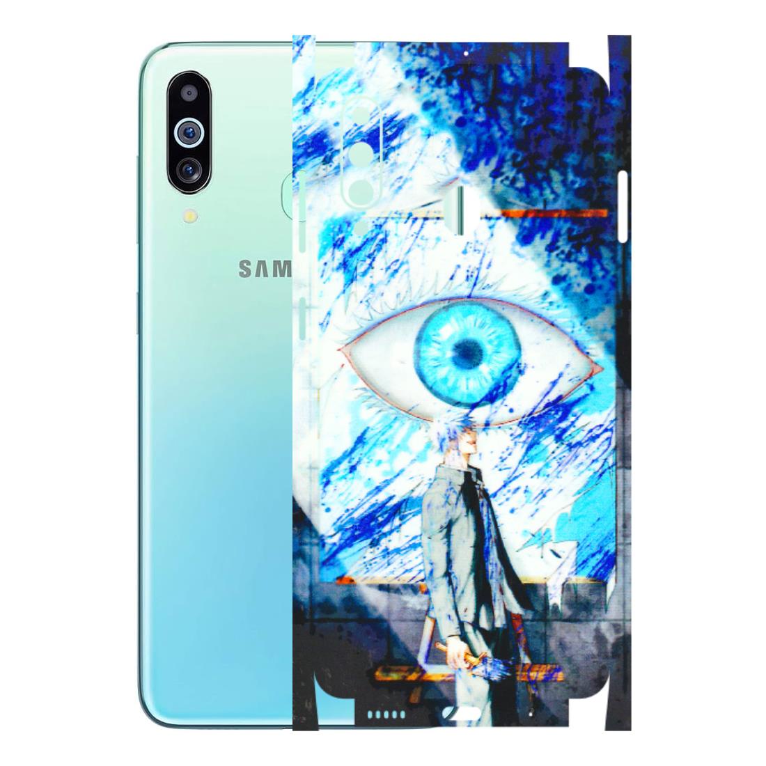 Samsung M/F/Note/Flip and C Phone Skins (All Models) - Anime Sea Blue Eye - 3D Embossed Finish (L-318) Samsung Galaxy M40