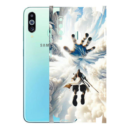 Samsung M/F/Note/Flip and C Phone Skins (All Models) - Big Hand With Monkey King - 3D Embossed Finish (L-323) Samsung Galaxy M40