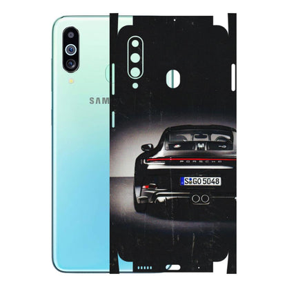 Samsung M/F/Note/Flip and C Phone Skins (All Models) - New Black Porsche GT3 - 3D Embossed Finish (L-327) Samsung Galaxy M40